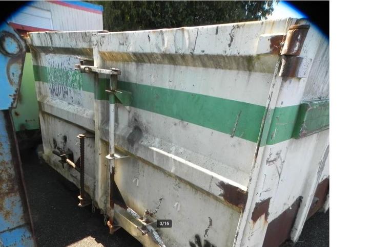 Container puin ,zand, e.d, Doe-het-zelf en Bouw, Containers, Ophalen