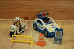 Duplo politieauto en moto, Kinderen en Baby's, Speelgoed | Duplo en Lego, Complete set, Duplo, Gebruikt, Ophalen of Verzenden