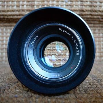 Carl Zeiss 50mm f/1.4 Planar T* ZE voor Canon EF lensvatting