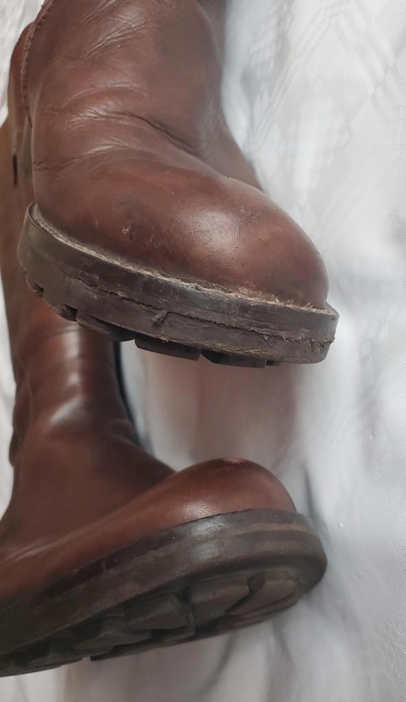 Hoge laarzen, echt leer, Derhy, Kleding | Dames, Schoenen, Gedragen, Hoge laarzen, Ophalen of Verzenden