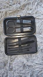 11-delige Manicure & Pedicure Set – Zwart – Met Luxe Opbe, Ophalen of Verzenden