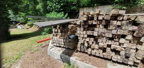 Poutres coffrage, Doe-het-zelf en Bouw, Hout en Planken, Gebruikt, Balk, Grenen, 300 cm of meer, 50 mm of meer, Ophalen