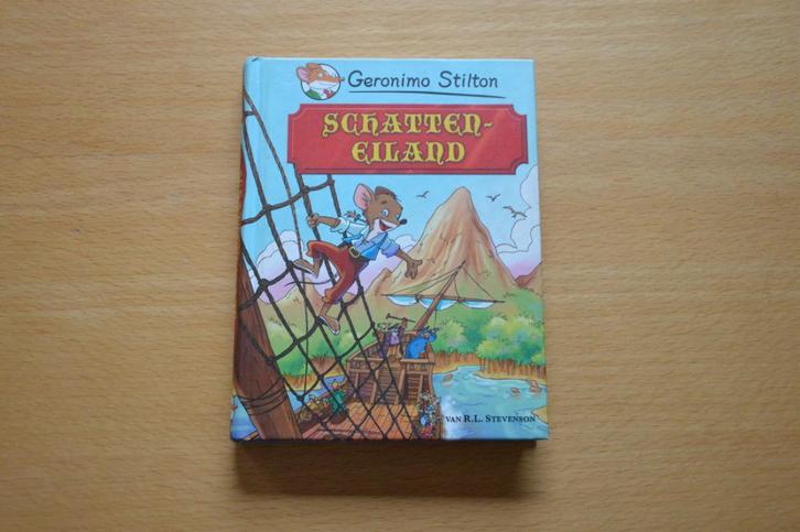 Geronimo Stilton - Schatteneiland, Livres, Livres pour enfants | Jeunesse | Moins de 10 ans, Comme neuf, Contes (de fées), Enlèvement ou Envoi