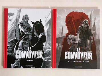 BD Le convoyeur Tomes 1 et 2 en tirage de luxe N/B disponible aux enchères