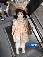 Popje met porseleinen hoofd, Verzamelen, Poppen, Ophalen of Verzenden