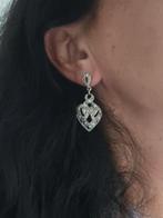 Boucles d'oreilles clips en marcassite, Bijoux, Sacs & Beauté, Enlèvement ou Envoi, Comme neuf, Pendantes