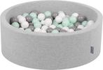 Kiddy Moon ballenbad lichtgrijs +- 200 ballen, Kinderen en Baby's, Ophalen of Verzenden, Zo goed als nieuw, Babygym