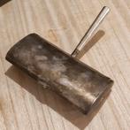 Ancien ramasse miettes en métal argenté vintage et collector, Envoi, Argent