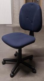 bureaustoel, Ophalen, Zo goed als nieuw, Blauw, Bureaustoel