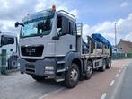 MAN TGS 41.440 8x4 met open laadbak + kraan (3), Auto's, Vrachtwagens, Automaat, Euro 5, MAN, Bedrijf