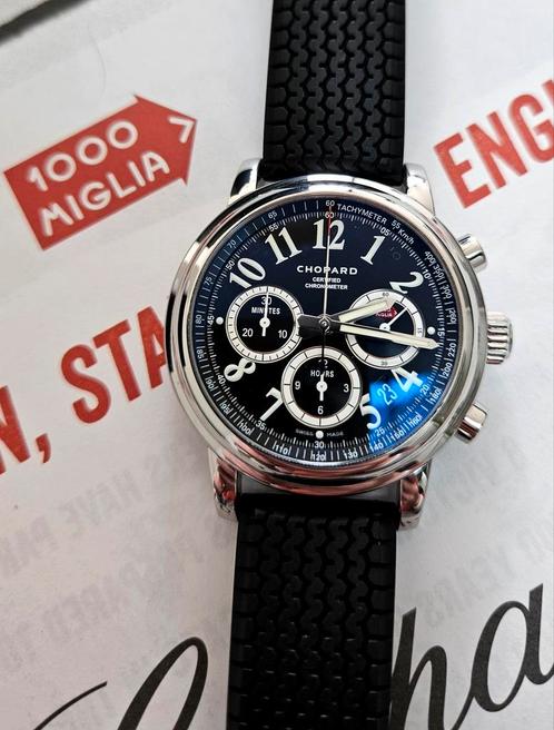 Chopard Mille Miglia Chrono - full set - garantie, Handtassen en Accessoires, Horloges | Heren, Zo goed als nieuw, Polshorloge
