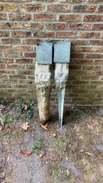 Paalhouders 12x12 2st, Tuin en Terras, Ophalen, Gebruikt