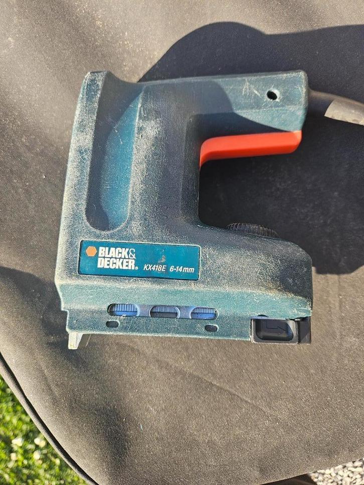 Black & Decker KX418E electrische tacker, Doe-het-zelf en Bouw, Gereedschap | Overige machines, Gebruikt, Ophalen of Verzenden