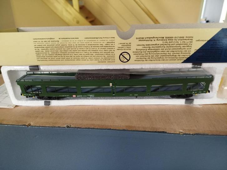 HERIS 11077 porte auto Ddm916 DB, Hobby en Vrije tijd, Modeltreinen | H0, Wagon, Ophalen of Verzenden