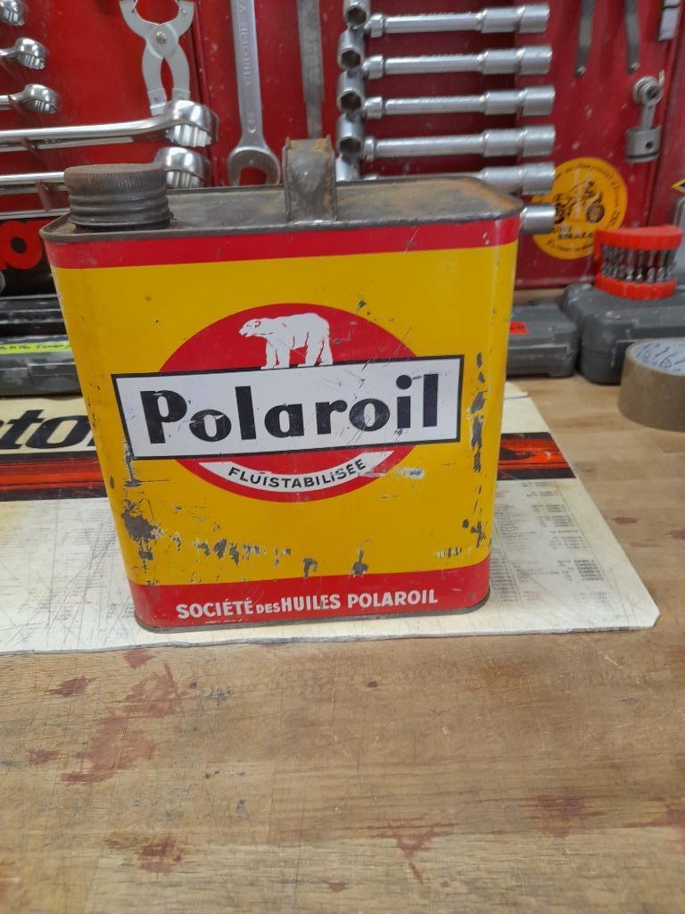 oude Polaroil gefluistabiliseerde lege oliekan van 5 liter, Verzenden, Gebruikt, Overige typen