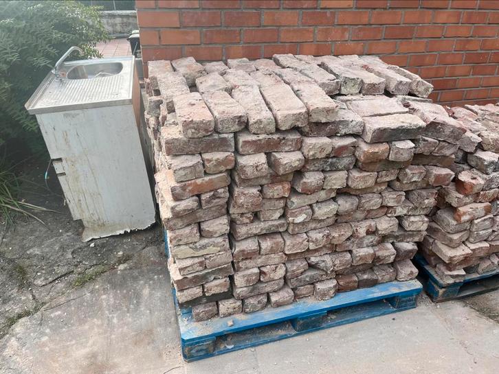 Ancienne brique rouge à vendre, Bricolage & Construction, Briques, Utilisé, Briques, Enlèvement ou Envoi