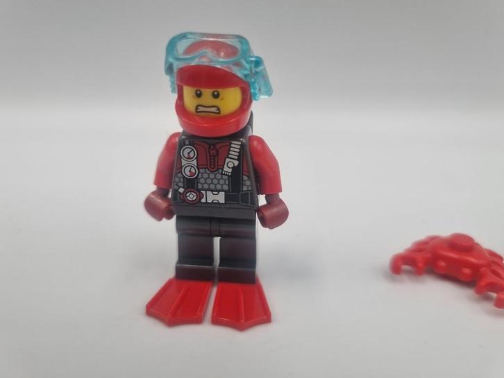 Lego City 952107 Diver and Crab foil pack, Kinderen en Baby's, Speelgoed | Duplo en Lego, Zo goed als nieuw, Lego, Complete set