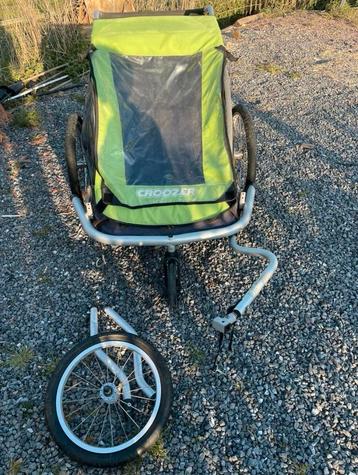 Croozer fietskar kid for 2, Fietsen en Brommers, Ophalen, Gebruikt