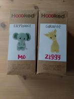 Hoooked haakwerk DIY giraffe Ziggy en olifant Mo, Ophalen of Verzenden