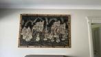 Indische doek gespannen op houten kader 157cm x 103 cm, Antiek en Kunst, Ophalen