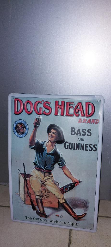 Metalen plaat Guinness, Huis en Inrichting, Woonaccessoires | Wanddecoraties, Nieuw, Ophalen of Verzenden