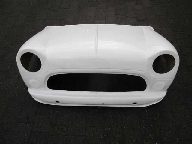 flip front Polyester 1-delig round nose Klassieke Mini, Auto-onderdelen, Carrosserie, Motorkap, Mini, Rover, Austin, Voor, Nieuw