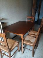 Keukentafel en 4 stoelen, Ophalen, Gebruikt