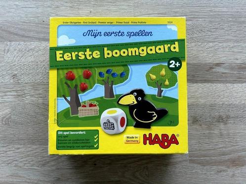 HABA Eerste boomgaard gezelschapsspel +2 jaar, Hobby en Vrije tijd, Gezelschapsspellen | Bordspellen, Gebruikt, Drie of vier spelers