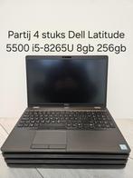 Partij 4 stuks Dell Latitude 5500 i5-8265U 8gb 256gb SSD, Computers en Software, 256 GB, Met videokaart, 15 inch, 8 GB