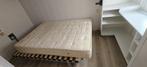 Tweepersoonsbed te koop, Huis en Inrichting, Slaapkamer | Bedden, Ophalen, Gebruikt, Twijfelaar, 140 cm