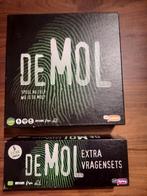 Wie Is De Mol + Vragensets Gezelschapsspel, Hobby en Vrije tijd, Ophalen of Verzenden, Zo goed als nieuw