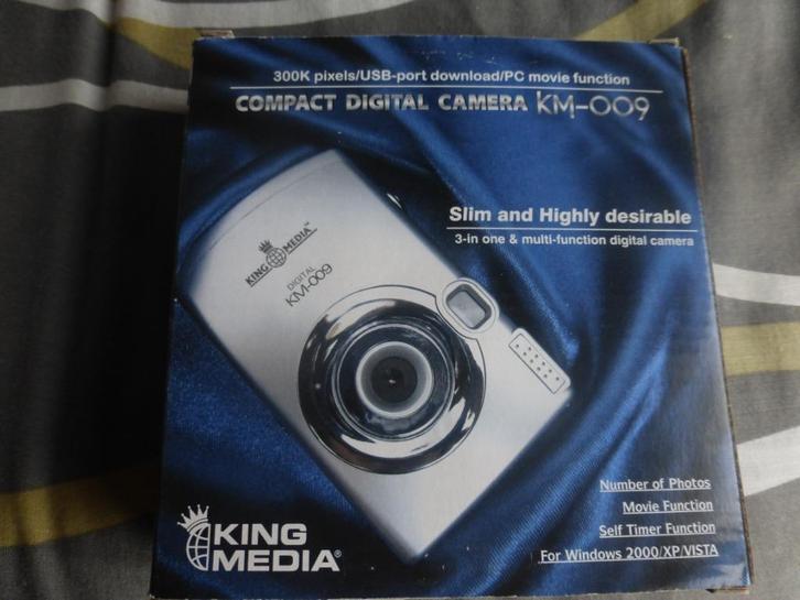 Digitale compacte camera KM-009, Audio, Tv en Foto, Foto | Digitale fotokaders, Nieuw, Ophalen of Verzenden