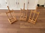 Set de 3 chevalet en bois, Hobby & Loisirs créatifs, Peinture, Comme neuf