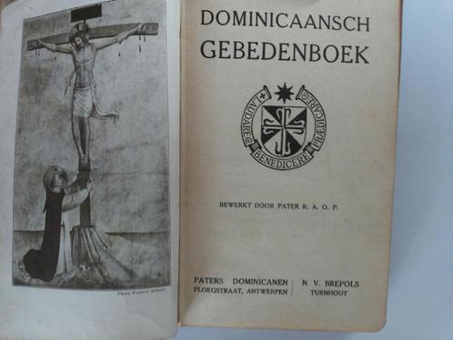 Dominicaansch gebedenboek 1929 met coverhoes, Antiek en Kunst, Antiek | Boeken en Manuscripten, Ophalen of Verzenden