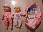 Set van poppen en wiegje, Ophalen, Zo goed als nieuw, Babypop
