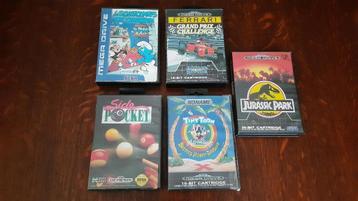 5 Sega Genesis/Mega Drive games beschikbaar voor biedingen