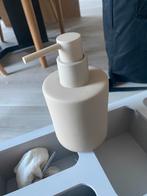 Zeeppompje zeepdispenser beige keramiek, Enlèvement, Comme neuf, Beige