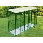 Volière jardin 3x1x2 m séparé en trois cage oiseau canari, Verzenden, Nieuw, Metaal, Volière