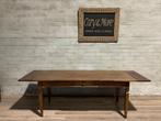 Antieke Franse eettafel - 250 x 95 cm / 1 lade, Antiek en Kunst, Ophalen of Verzenden
