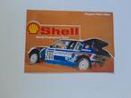 vintage  prentkaart Shell world champions team  Paris Dakar, Ophalen of Verzenden, Nieuw, Prent