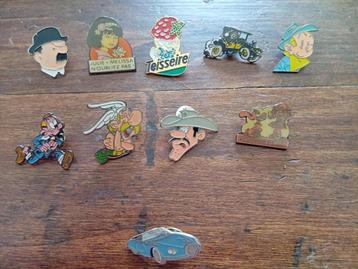 10 pin's Bd (vente à la pièce ou en lot). beschikbaar voor biedingen