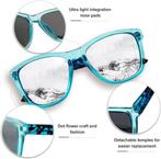 Lunettes de soleil rétro KANASTAL pour femmes LIVRAISON GRAT, Neuf, Autres marques, Lunettes de soleil, Bleu