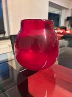 Vintage rode vaas, Ophalen, Zo goed als nieuw