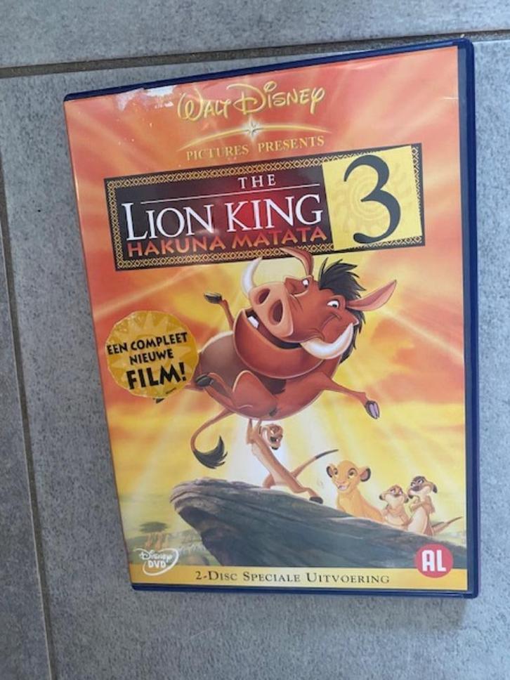 DVD De Leeuwenkoning 3 / Haknuna Matata  Disney Nieuwstaat, Cd's en Dvd's, Dvd's | Tekenfilms en Animatie, Zo goed als nieuw, Europees