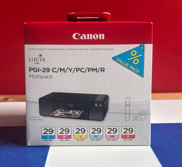 Pakket Canon Inkt PIXMA PRO-1 Kleur, Informatique & Logiciels, Fournitures d'imprimante, Cartridge, Enlèvement ou Envoi