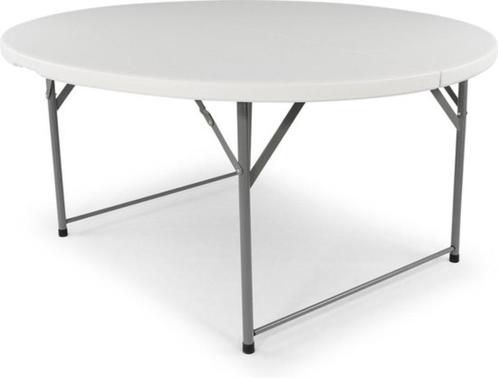 MaxxGarden Vouwtafel - Opvouwbare ronde tuin tafel - 120x74, Tuin en Terras, Tuintafels, Nieuw, Rond, Kunststof, Ophalen of Verzenden