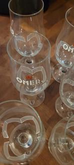 6 Omer bierglazen te koop, Collections, Verres & Petits Verres, Enlèvement, Comme neuf