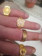 Lot 4 belles bagues pour homme, Enlèvement ou Envoi, Neuf, Homme