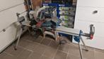 Scie à onglet Bosch GCM10S avec support GTA3700 Professional, Bricolage & Construction, Enlèvement, Comme neuf, Scie à onglet
