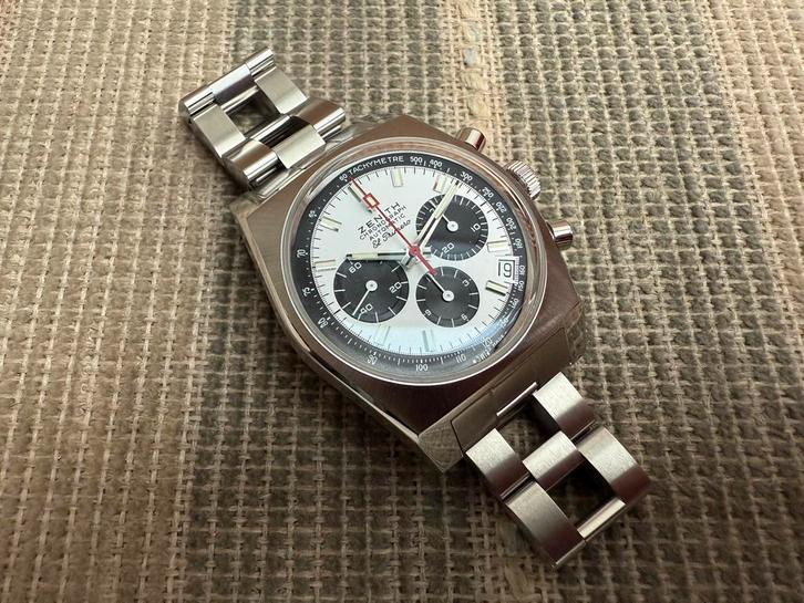 Nieuw Zenith El Primero A384 Revival Chronomaster Watch, Bijoux, Sacs & Beauté, Montres de sport, Neuf, Enlèvement ou Envoi